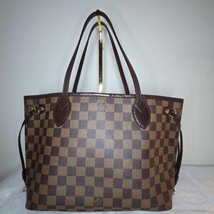 ‼️24 HR SALE‼️Louis Vuitton Damier Ebene PM Checkered Brown Tote Bag Authentic